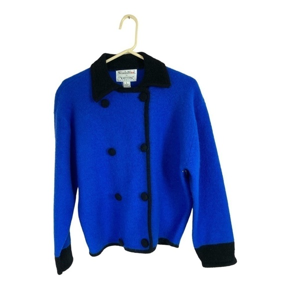 Vintage NWT Wool Sweater Jacket - Picture 2 of 6